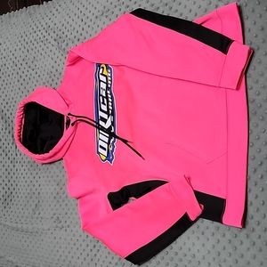 DIRTcar Racing Flo Pink & Black Ladies Hoodie